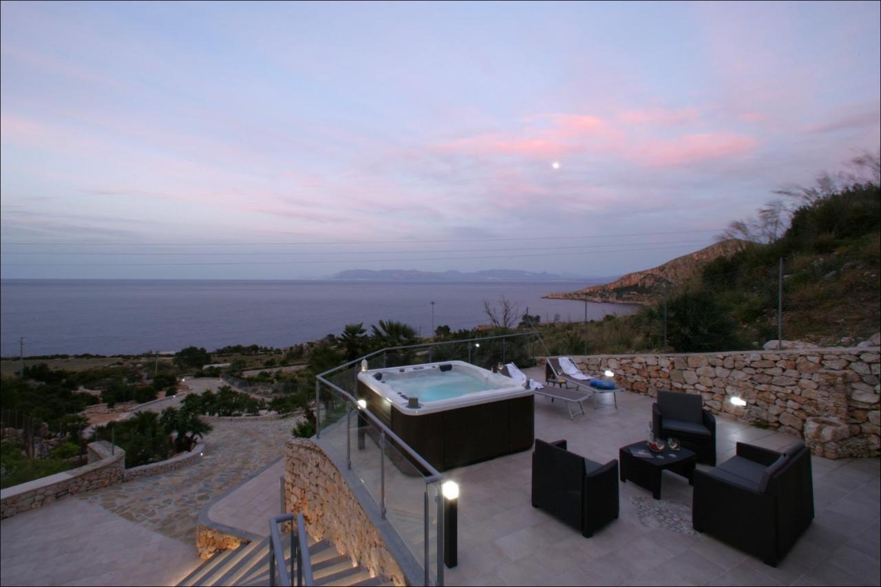 Villa Antonia - Vasca Idromassaggio Terrazza Vista Mare San Vito Lo Capo Eksteriør billede