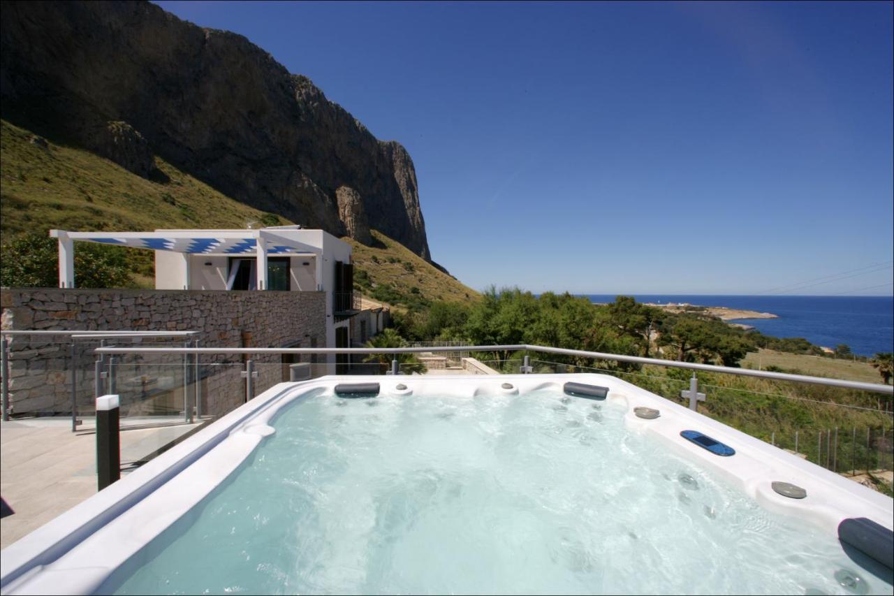Villa Antonia - Vasca Idromassaggio Terrazza Vista Mare San Vito Lo Capo Eksteriør billede