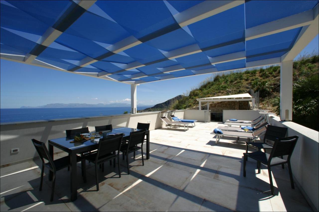 Villa Antonia - Vasca Idromassaggio Terrazza Vista Mare San Vito Lo Capo Eksteriør billede