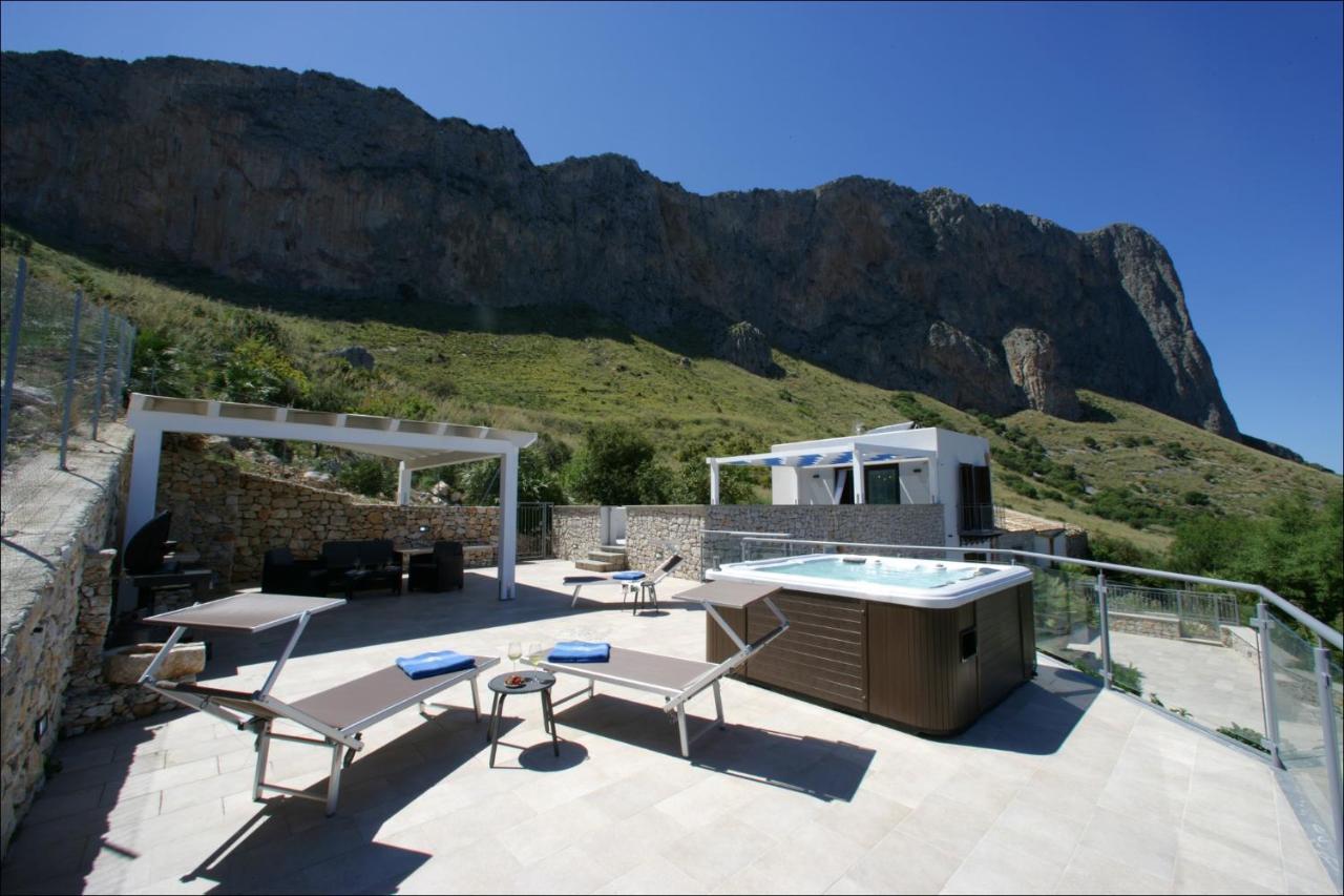 Villa Antonia - Vasca Idromassaggio Terrazza Vista Mare San Vito Lo Capo Eksteriør billede