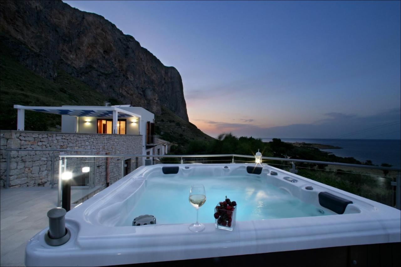 Villa Antonia - Vasca Idromassaggio Terrazza Vista Mare San Vito Lo Capo Eksteriør billede